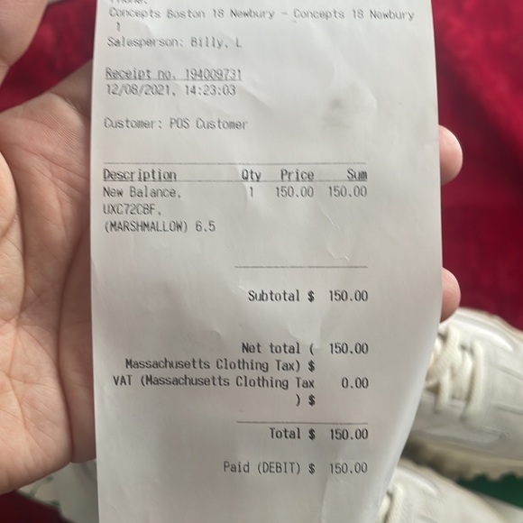 New Balance Marshmallow sneakers - Picture 6 of 6